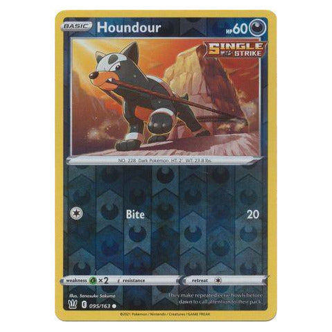 Houndour : BATTLE STYLES (Reverse holo) - 095/163