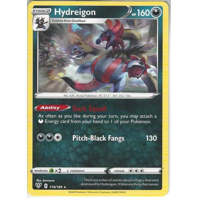 Hydreigon : DARKNESS ABLAZE - 110/189 - Lockett Labs UK