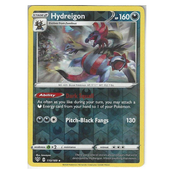 Hydreigon : DARKNESS ABLAZE (Reverse holo) - 110/189