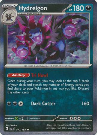 Hydreigon : PALDEA EVOLVED (Holo) - 140/193 - Lockett Labs UK