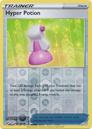 Hyper Potion : SWORD & SHIELD BASE (Reverse holo) - 166/202