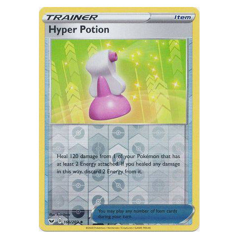 Hyper Potion : SWORD & SHIELD BASE (Reverse holo) - 166/202