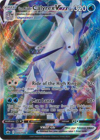 Ice Rider Calyrex VMAX : CHILLING REIGN - 046/198 - Lockett Labs UK