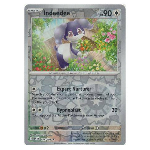 Indeedee : SCARLET & VIOLET (Reverse holo) - 153/198