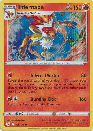 Infernape : BRILLIANT STARS (Holo) - 026/172