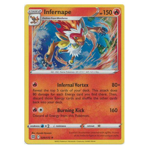 Infernape : BRILLIANT STARS (Holo) - 026/172