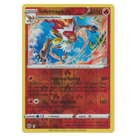 Infernape : BRILLIANT STARS (Reverse holo) - 026/172