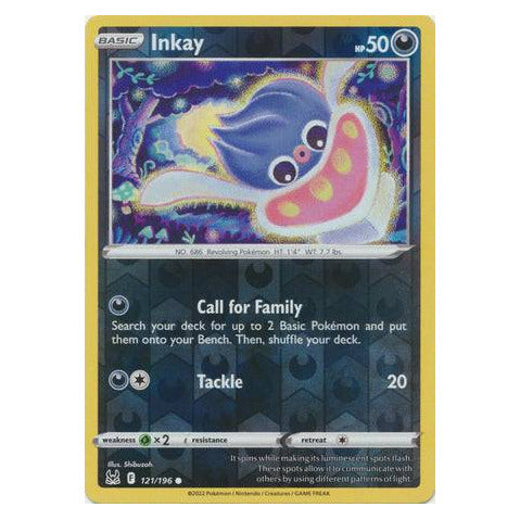 Inkay : LOST ORIGIN (Reverse holo) - 121/196