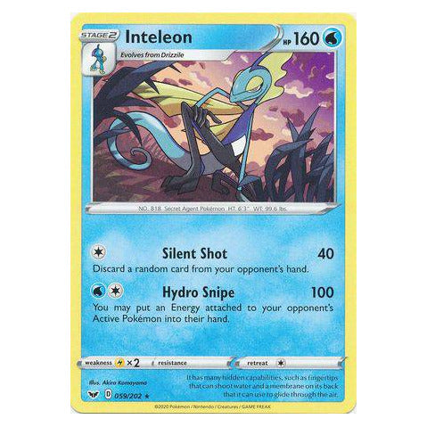 Inteleon : SWORD & SHIELD BASE - 059/202