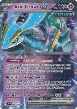 Iron Crown ex : TEMPORAL FORCES - 081/162 - Lockett Labs UK