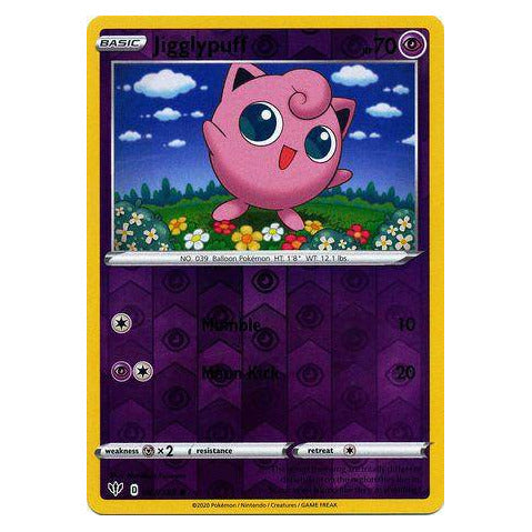 Jigglypuff : DARKNESS ABLAZE (Reverse holo) - 067/189