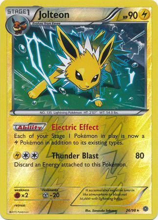 Jolteon : ANCIENT ORIGINS (Reverse holo) - 26/98