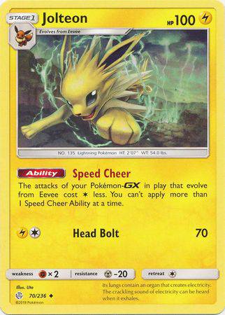 Jolteon : COSMIC ECLIPSE - 70/236 - Lockett Labs UK