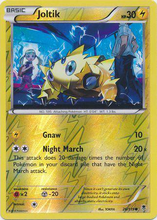 Joltik : PHANTOM FORCES (Reverse holo) - 26/119 - Lockett Labs UK