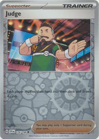 Judge : SCARLET & VIOLET BASE (Reverse holo) - 176/198 - Lockett Labs UK