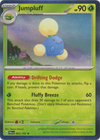 Jumpluff : PALDEA EVOLVED (Holo) - 003/193 - Lockett Labs UK