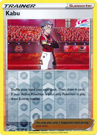 Kabu : DARKNESS ABLAZE (Reverse holo) - 163/189 - Lockett Labs UK