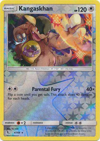 Kangaskhan : HIDDEN FATES (Reverse holo) - 47/68