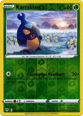 Karrablast : DARKNESS ABLAZE (Reverse holo) - 008/189 - Lockett Labs UK