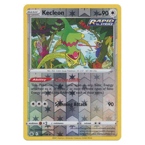 Kecleon : CHILLING REIGN (Reverse holo) - 122/198