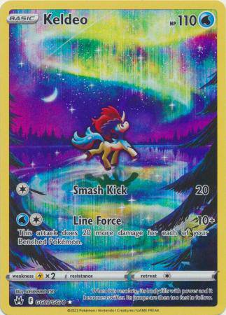 Keldeo : CROWN ZENITH - GG07/GG70