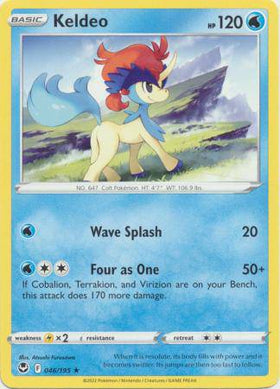 Keldeo : SILVER TEMPEST - 046/195 - Lockett Labs UK