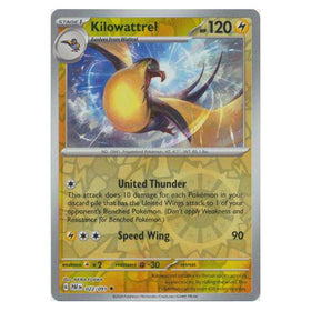 Kilowattrel : PALDEAN FATES (Reverse holo) - 022/091
