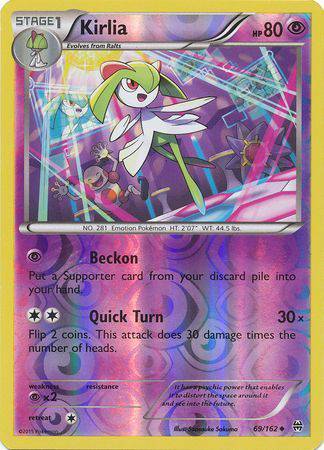 Kirlia : BREAKTHROUGH (Reverse holo) - 69/162