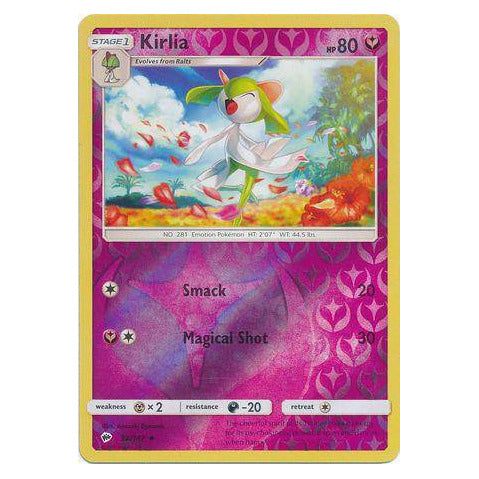 Kirlia : BURNING SHADOWS (Reverse holo) - 92/147