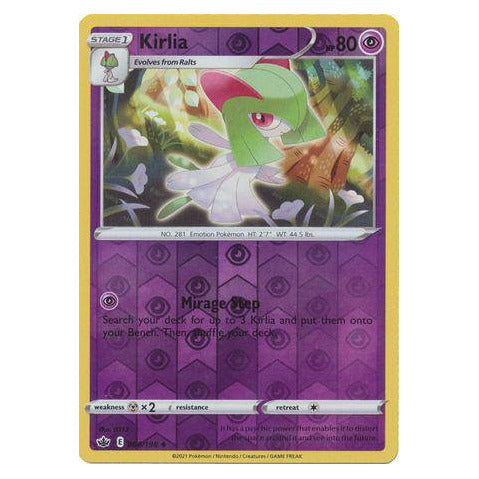 Kirlia : CHILLIGN REIGN (Reverse holo) - 060/198