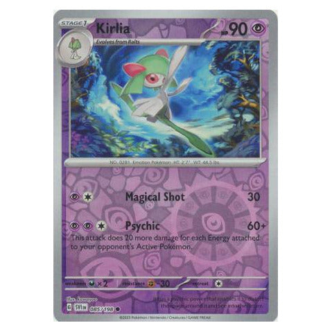 Kirlia : SCARLET & VIOLET BASE (Reverse holo) - 085/198