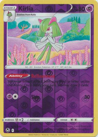 Kirlia : SILVER TEMPEST (Reverse holo) - 068/195