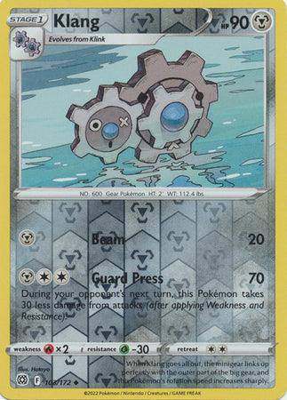 Klang : BRILLIANT STARS (Reverse holo) - 103/172 - Lockett Labs UK