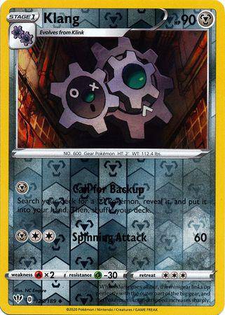 Klang : DARKNESS ABLAZE (Reverse holo) - 126/189 - Lockett Labs UK