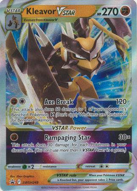 Kleavor VSTAR SWSH249/307 Pokémon card from SWSH Black Star Promos