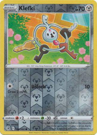 Klefki : FUSION STRIKE (Reverse holo) - 186/264 - Lockett Labs UK