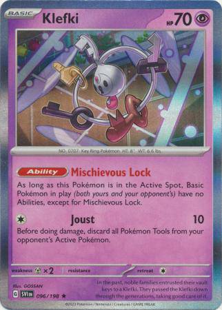 Klefki : SCARLET & VIOLET BASE (Holo) - 096/198 - Lockett Labs UK
