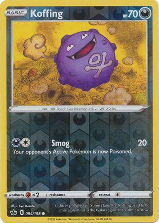 Koffing : CHILLING REIGN (Reverse holo) - 094/198