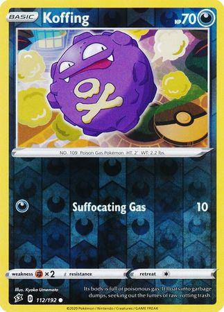 Koffing : REBEL CLASH (Reverse holo) - 112/192