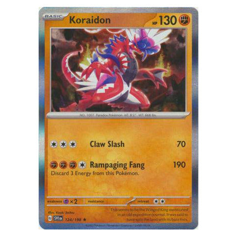Koraidon : SCARLET & VIOLET BASE (Holo) - 124/198