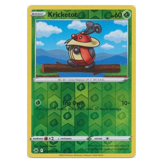 Kricketot : CROWN ZENITH (Reverse holo) - 010/159