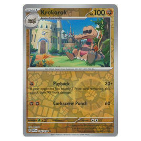 Krokorok : SCARLET & VIOLET BASE (Reverse holo) - 116/198