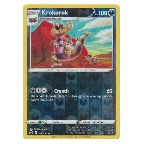 Krokorok : SILVER TEMPEST (Reverse holo) - 112/195