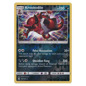 Krookodile : SUN & MOON BASE (Reverse holo) - 85/149