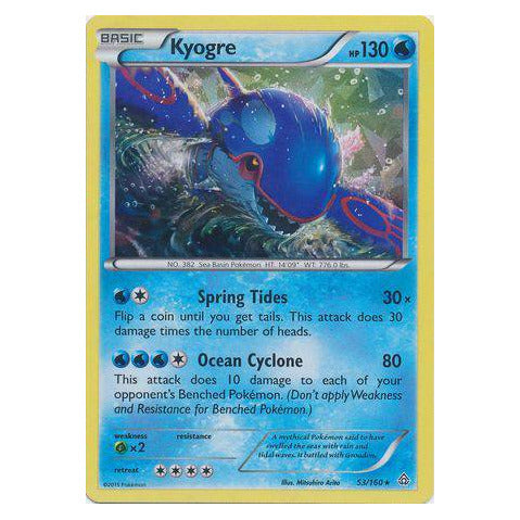 Kyogre : ALTERNATE PROMO (Holo) - 53/160