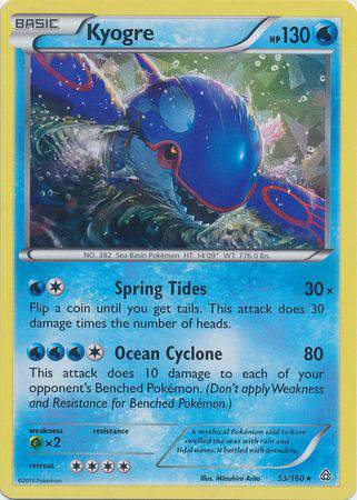 Kyogre : ALTERNATE PROMO (Holo) - 53/160