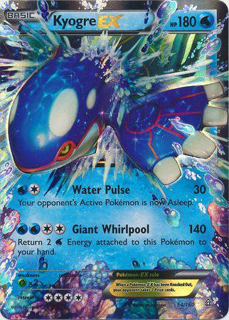 Kyogre EX : PRIMAL CLASH - 54/160 - Lockett Labs UK