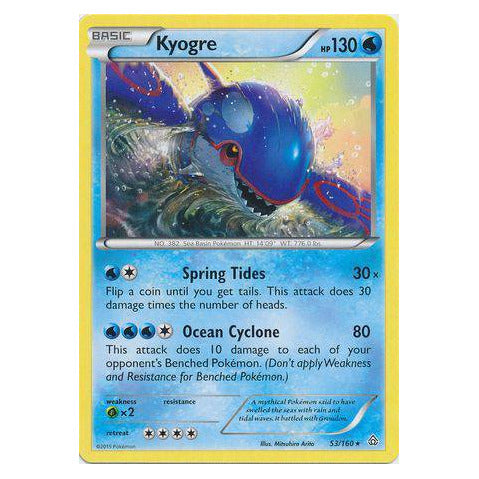 Kyogre : PRIMAL CLASH - 53/160
