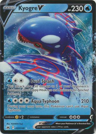 Kyogre V : CROWN ZENITH - 037/159