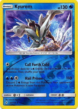 Kyurem : UNBROKEN BONDS (Reverse holo) - 50/214 - Lockett Labs UK